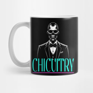 Chic and Creepy Robot: Cyberpunk Elegance Mug